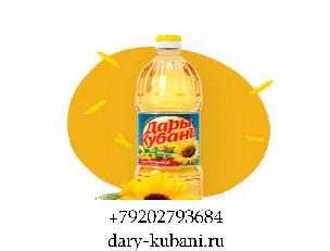 Масло подсолнечное ТМ Дары Кубани